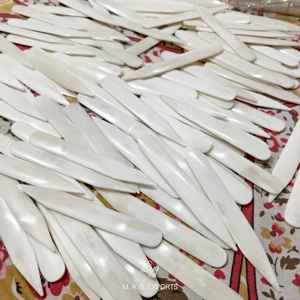 Natural Bone Folder Paper Creaser Bookbinding <b>Tool</b> <b>Leather</b> Craft Burnisher Origami Folding <b>Tool</b> From Wholesale Manufacturer - Product Image 1