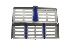 Cassette de stérilisation dentaire pour instruments, plateau en acier inoxydable détachable pour autoclave - Product Image 2
