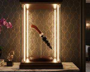 Objet de décoration intérieure en obsidienne noire naturelle – Ornement en cristal sculpté à la main pour salon, bureau et méditation |   Fournisseur en gros - Product Image 2