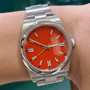 Reloj de Pareja de Regalo, 41 mm/36 mm, Reloj Mecánico, Cristal de Zafiro, Automático, Resistente al Agua 100 m, Luminoso, Informal, 3235, Reloj Clásico - Product Image 2