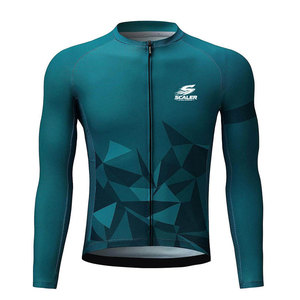 Vêtements de cyclisme sur route personnalisés, veste de cyclisme avec option de logo personnalisé, fermeture éclair intégrale, poches avant et arrière pour la pratique en équipe, adultes, séchage rapide - Product Image 1