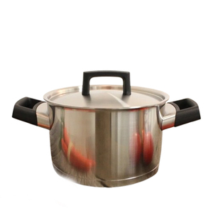 Grossiste et Fournisseur de Casseroles de Luxe au Design Rond, Brillantes et Polies, en Acier Inoxydable avec Poignées en Métal et Plastique, Matériau en Verre - Product Image 3