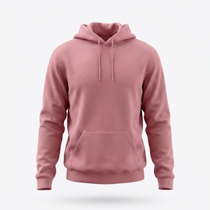 Sweat-shirt classique à poche kangourou pour homme, en molleton brossé doux, décontracté, athlétique, streetwear - Product Image 2