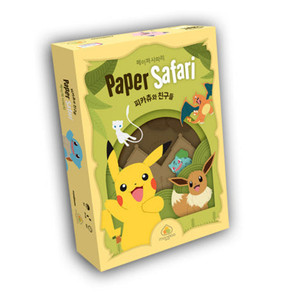 Jeu de cartes en carton Paper Safari Pikachu et ses amis pour enfants et familles - Product Image 1