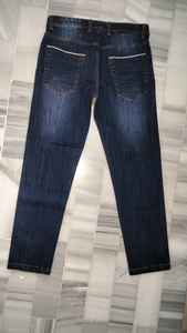 Custom Trend High Quality Cotton Selvedge <b>Denim</b> Fabric Wide Leg Clothing Navy Blue Loose Jeans Pants <b>for</b> <b>Men</b> <b>Overall</b> <b>Men's</b> Jeans - Product Image 2