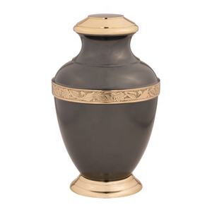 Urne en laiton fabriquée à la main avec gravure personnalisable et finition polie pour un mémorial durable par Axiom Home Accents - Product Image 5