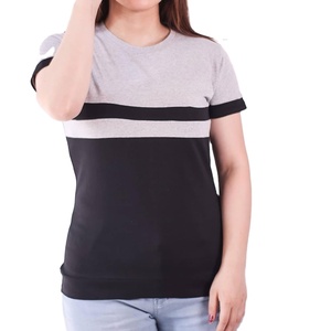 Stylish Design Women T <b>Shirt</b> Summer Lightweight Anti-Wrinkle Breathable 100% Cotton Short Sleeve Crew Neck Premium Quality Hot - Product Image 1