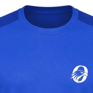 Royal Blue Women Rugby Jersey Short Sleeve Sports Team Shirt Uniform Training Match Wear Outdoor Athletic Apparel Clothing - Product Image 5