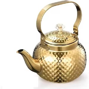 Premium Stainless Steel Metal <b>Tea</b> <b>Pot</b> Microwave Safe Eco-Friendly Elegant Beverage Server for Home Kitchen Restaurant <b>Tea</b> Lounge - Product Image 4