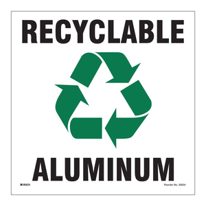 Étiquettes en aluminium recyclables Brady pour l'identification durable des actifs et équipements industriels - Product Image 1