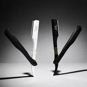 JRL Gold & Black Magnetic Luxury Stainless Steel Manual Straight Edge Razor with Custom Logo for Professional Barbers <b>Beard</b> <b>Care</b> - Product Image 4