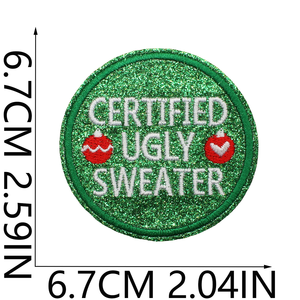 Patch brodé chenille personnalisé style universitaire, thermocollant ou à coudre, pour veste et vêtements, badge en tissu tissé, vente en gros d'usine - Product Image 5