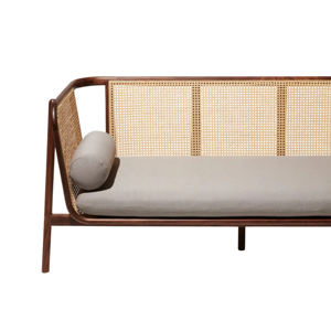 Sofá Lounge Moderno de Madera y Ratán, Muebles de Interior y Exterior para Villas y Resorts de Lujo - Product Image 5