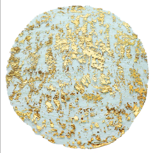 เรซินที่มีขอบทองเรซิน Coaster DIY อีพ็อกซี่เรซิ่น Coaster - Product Image 1