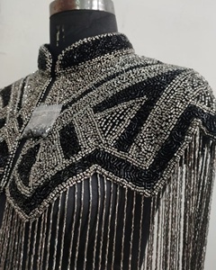 New Metal Colors <b>Sequin</b> cape for Women Sparkly Glitter Evening handmade <b>Tops</b> Club Outfits sizzling Shiny Party Concert wear - Product Image 2