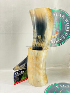 ฮอร์นดื่มไวกิ้งแท้คุณภาพสูงเขาควายแกะสลักแบบโบราณ100 - Product Image 6