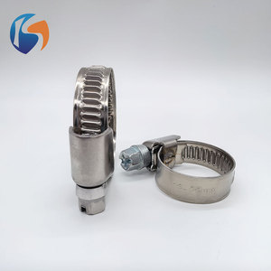 Collier de serrage de type allemand tout <span class=keywords><strong>en</strong></span> acier inoxydable antirouille pour bateaux et <span class=keywords><strong>plomberie</strong></span> marine - Product Image 3