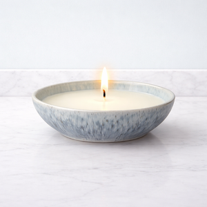 Olive Grove Ceramic Candle Vessel Wide Bowl Thick Durable Heat Resistant Smooth Matte Glaze Single Wick Elegant Home Decor - Product Image 6