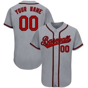 Jersey de béisbol de poliéster 2025 personalizado 100% para hombre, ropa deportiva de alta calidad con impresión por sublimación al por mayor para clubes juveniles - Product Image 3