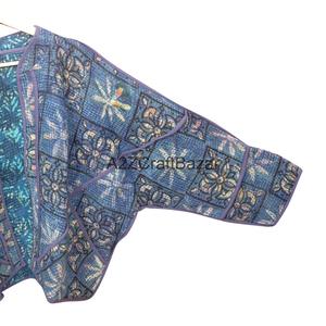 Best Quality Hand Quilted Cotton <b>Kantha</b> <b>Jacket</b> Winter Wear Women Fashionable Regular-Length Breathable Eco-Friendly <b>Jackets</b> - Product Image 4