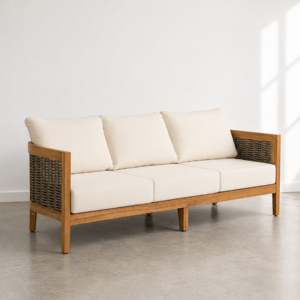 Modern Waterproof PE Rattan Garden Sofa Minimalist Aluminum Frame Outdoor Living Room Couch for Patio and Backyard - Yuni - Product Image 5