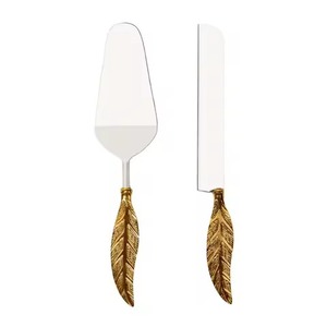 Ensemble de couteaux à gâteau en métal de qualité supérieure, accessoires de service de luxe pour desserts, pour les acheteurs de matériel hôtelier - Product Image 6