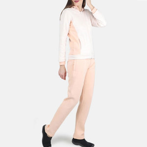 Fashion Trendy Women's Customized Logo Solid Tracksuit <b>Set</b> Eco-Friendly Quick Dry Breathable Winter Hooded Jogger Casual - Product Image 4