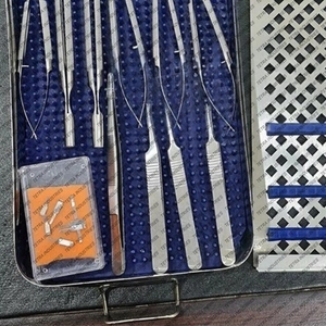 Kit d'instruments microchirurgicaux de base pour la chirurgie de la main de qualité supérieure avec étui de stérilisation pour la chirurgie de la main et des petites interventions CE - Product Image 3