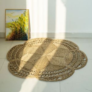 Alfombra Tejida a Mano de Fibra Natural de Pasto Marino para Decoración de Sala de Estar, Diseño Personalizado, Alfombras Antideslizantes, Exportación de Vietnam - Product Image 2