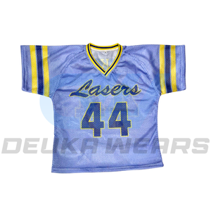 Wholesale Custom Lightweight Sublimated Porthole Lacrosse Mesh Jersey Custom Box Fit Lacrosse Game Jerseys Lacrosse Practice Set - Product Image 2