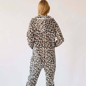 Pijamas Ligeros de Una Pieza para Adultos, Unisex, de Forro Polar, con Dibujos Animados de Animales, Ropa de Dormir Suave para Invierno, Fabricante al por Mayor, Suministro OEM - Product Image 2