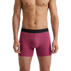 Calzoncillos Boxer para Hombre, Mezcla de Algodón, Elásticos, Suaves y Cómodos, Ajustados, con Cintura Elástica, para Uso Diario - Product Image 1