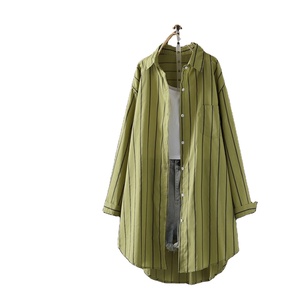 Camiseta sin mangas informal de secado rápido para mujer, 100% de algodón, respetuosa con el medio ambiente, con botones, de manga larga, Primavera/Verano - Product Image 5