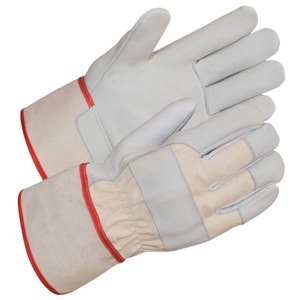 Gants de sécurité robustes en cuir de chèvre pour la construction et le jardinage, résistants aux chocs thermiques et aux étincelles, vente en gros - Product Image 1