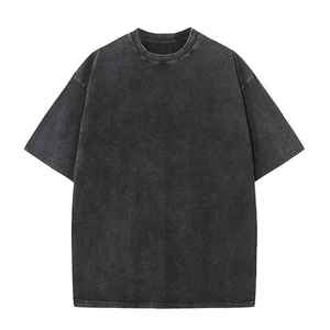 Wholesale Men Washed <b>Tshirt</b> Stonewashed <b>Tshirt</b> Blank 250gsm Oversized Loose Fit 240gsm Vintage Cotton <b>Tshirt</b> - Product Image 2