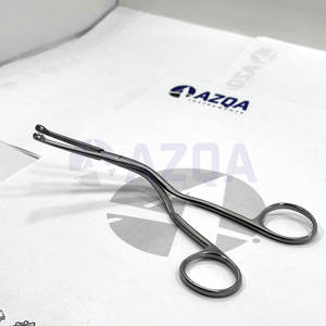 Pinzas Profesionales de Acero Inoxidable Estilo Magill de 7 Pulgadas Curvas para Perforaciones Corporales de Precisión, Instrumento para Estudio - Product Image 5