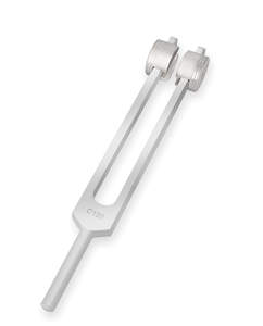 Juego de 8 Diapasones de Cristal con Diseño de Montaña Dorada y Lluvia, Mango Transparente de 20 mm, Tema Musical, Estuche Incluido - Product Image 3