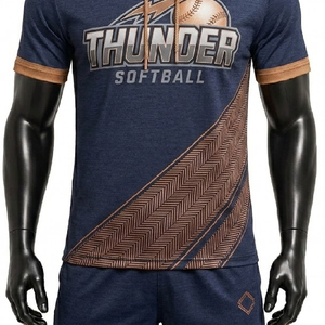 เสื้อฮู้ดซอฟต์บอลฤดูหนาว แขนสั้น รับผลิตแบบ OEM/ODM สกรีนชื่อทีมและหมายเลขได้ ระบายอากาศดี ราคาโรงงาน 2 ตัว - Product Image 5
