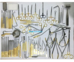 Stainless Steel Manual Spatulas, Tweezers and <b>Pliers</b> <b>Set</b> of 175 Pieces for General Use, Non-Powered - Product Image 1