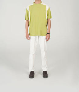 Camiseta de Hombre de Moda, Venta en Línea, Precio al por Mayor, OEM, Camiseta de Dos Tonos, Transpirable, de Algodón, de Manga Corta - Product Image 5
