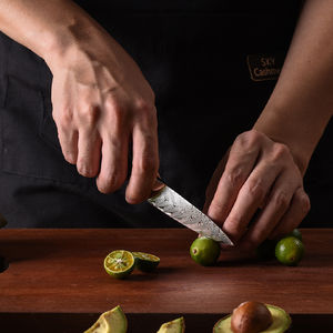 Couteau à éplucher et à usage général en acier Damas à 73 couches, 3,5 pouces - Product Image 2