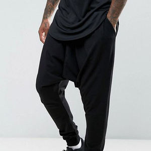 Pantalon de jogging streetwear pour homme à entrejambe bas, coupe oversize, en molleton doux, avec logo personnalisé, marque privée, Nouveau - Product Image 1