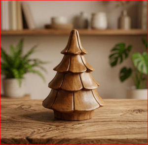 Adorno Navideño de Madera Tallado a Mano, Decoración Colgante para Árbol de Navidad, Personalizado, Venta al Por Mayor para Decoración del Hogar y Fiestas - Product Image 5