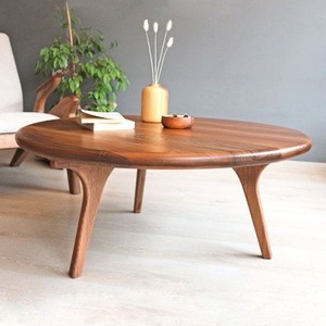 Mesa de Centro Moderna Decorativa Hecha a Mano, Ecológica, de Madera/Metal para Sala de Estar - Product Image 1