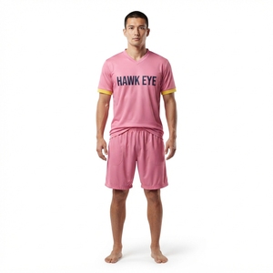 Men's American Football Uniform Set Short Sleeve V Neck Athletic Fit <b>Sports</b> <b>Jersey</b> Moisture Wicking Team Apparel - Product Image 5