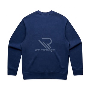 เสื้อสเวตเชิ้ตผู้ชายคอกลมทรงโอเวอร์ไซส์ผ้าฝ้ายเนื้อนุ่มแบบวินเทจ  ย้อมสีแบบแอซิดวอช  คุณภาพสูง  น้ำหนัก 350 กรัม  แบบเรียบไม่มีลาย - Product Image 2