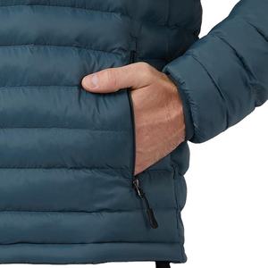 Men's <b>Hooded</b> Puffer <b>Jacket</b> 100% Nylon Lightweight Quilted Winter Full Zip Warm Outdoor Insulated Casual <b>Padded</b> OEM Service - Product Image 3