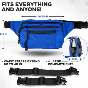 Riñonera de Alta Calidad, Riñonera Grande, Bolsa para Dinero, Riñonera Deportiva, Bolsa de Cintura para Hombres, Mujeres y Niños - Product Image 3