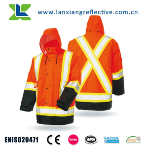 Chaqueta de Motocicleta Reflectante de Seguridad LX927, Chaquetas Amarillas de Alta Visibilidad, Seguridad - Product Image 2