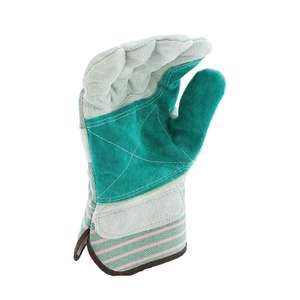 Guantes de Seguridad Certificados EN 388 de Doble Palma de Cuero Vacuno, Antiestáticos, Resistentes al Calor, con Muñequera Elástica para Hombre/Mujer - Product Image 5